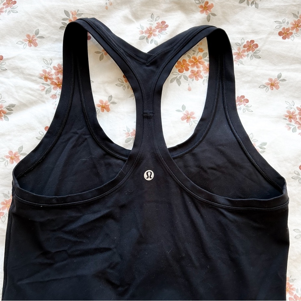 Lululemon Black Racerback Tank - Picture 4 of 5